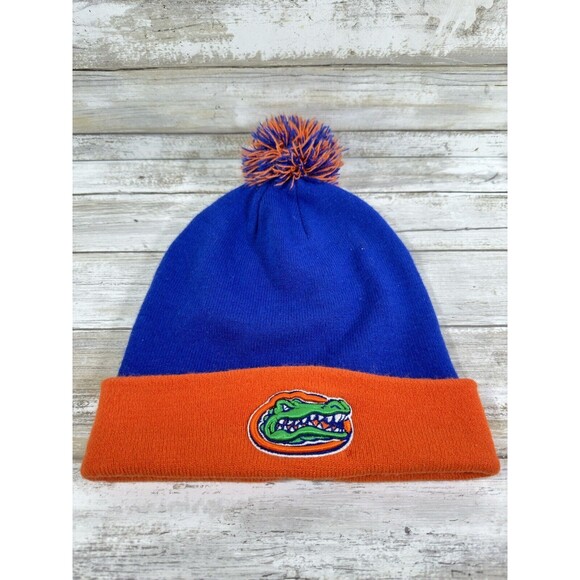 Florida Gators Hat Cap Adult One‎ Size Blue Orange Beanie College Football Mens - Picture 1 of 3